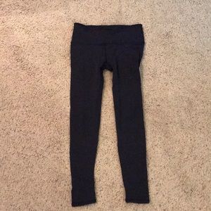 Women’s Navy Blue Mesh LuLu Lemon Leggings